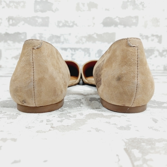 Steve Madden Khai Tan Pointy Toe Casual Comfy D'Orsay Summer Flats O117 - Picture 6 of 13